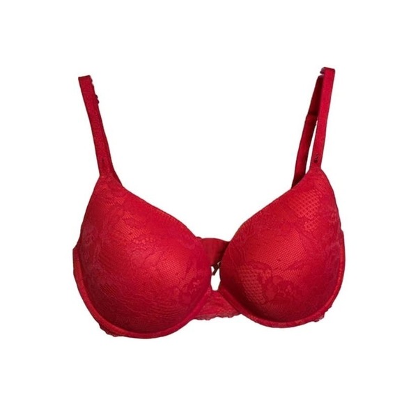 Victoria's Secret 34DD Red Biofit Demi up lift Bra - Picture 1 of 3
